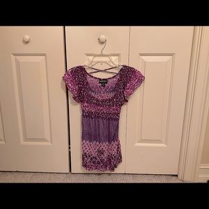 Self Esteem Purple Blouse (Size S)